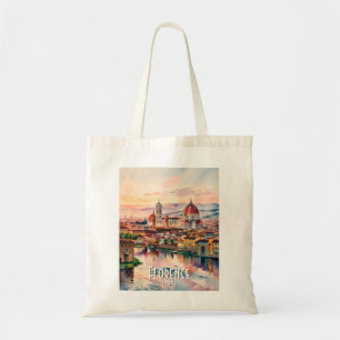 Bolsa Tote Catedral personalizada da Duomo de Florença com pa