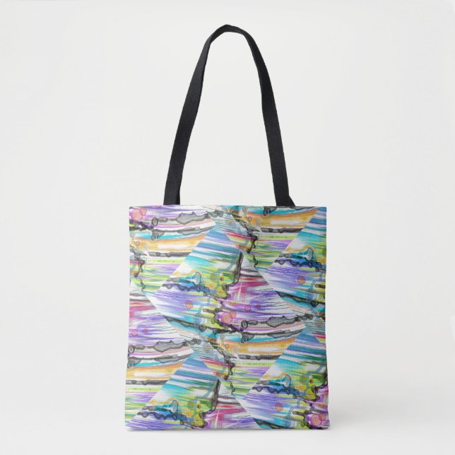 BOLSA TOTE CATEGORIA CINCO SUANDO DESIGN ABSTRATO ART (Frente)