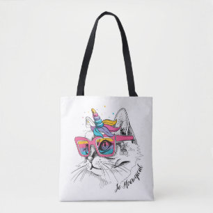 Bolsa Tote Caticorn   assim Meowgical