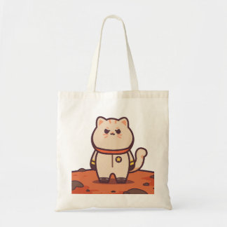 Bolsa Tote Catventure Cósmica: Saco de Tota de Gato Astronaut