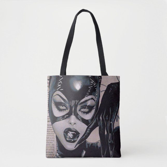 Bolsa Tote Catwoman #50 Sozomaika Cover Illustration (Frente)