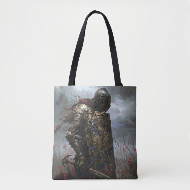 Bolsa Tote Cavaleiro atormentado (Frente)