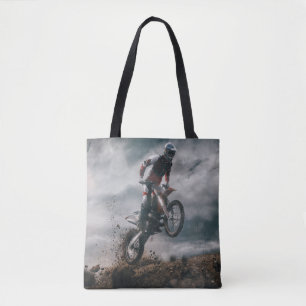 Bolsa Tote Cavaleiro-da-motocross
