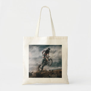 Bolsa Tote Cavaleiro-da-motocross