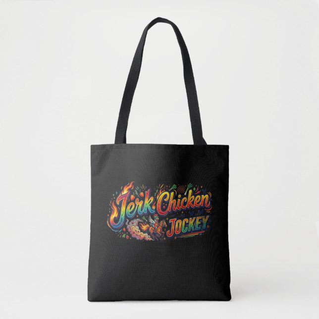 Bolsa Tote Cavaleiro de Frango Jerk – Corrida de Frango Pican (Frente)