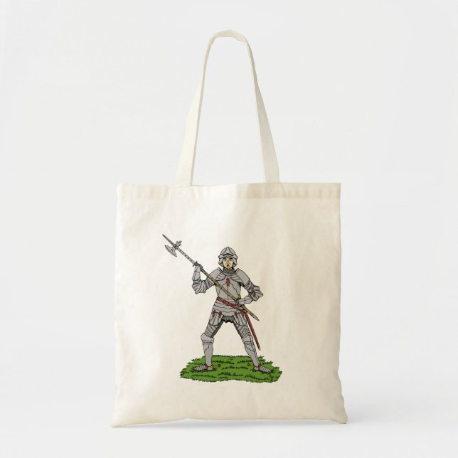 Bolsa Tote Cavaleiro Inglês do Século XV (Frente)