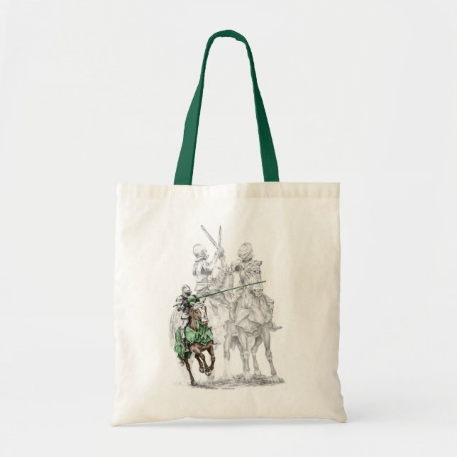 Bolsa Tote Cavaleiros do Renascimento Medieval (Frente)
