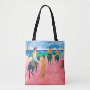 Bolsa Tote Cavaleiros na praia, Gauguin