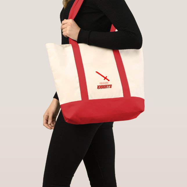 Bolsa Tote Cavaleiros Vermelhos de Columbus (Frente (produto))