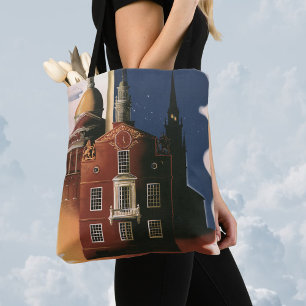 Bolsa Tote Cavalgada de Paul Revere em Boston, Massachusetts 