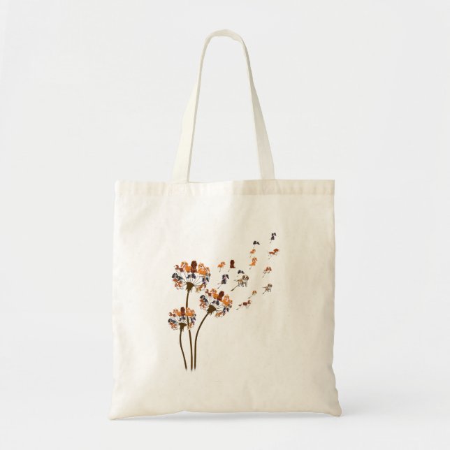 Bolsa Tote Cavalier King Charles Dandelion For Dog Lovers (Frente)