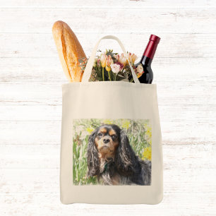 Bolsa Tote Cavalier King Charles Spaniel pintado