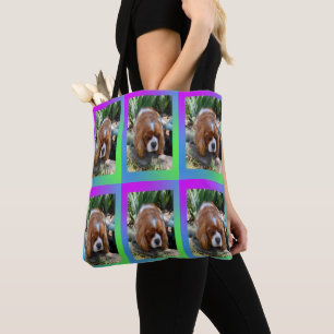 Bolsa Tote Cavalier Spaniel Sooky Face,