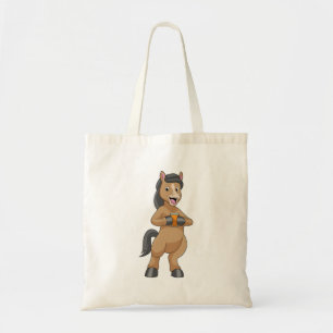 Bolsa Tote Cavalo com Mug de Suco de Laranja