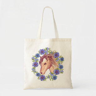 Bolsa Tote Cavalo da margarida azul