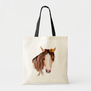 Bolsa Tote Cavalo d'água, "A vida é melhor..."