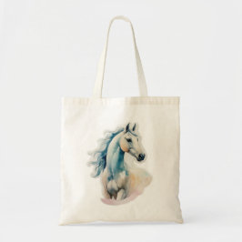 Bolsa Tote Cavalo de Aquarela Elegante