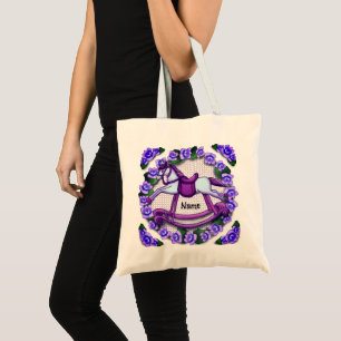 Bolsa Tote Cavalo de Balanço Violets