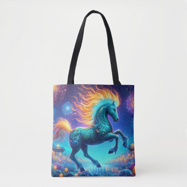 Bolsa Tote Cavalo de Celebração (Frente)