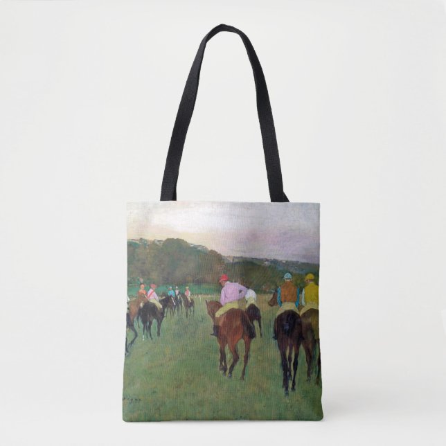Bolsa Tote Cavalo de Corrida Longchamp, Edgar Degas (Frente)