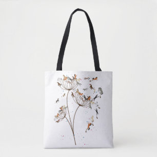 Bolsa Tote Cavalo De Dandelion Para Cavalos De Sobrevivência