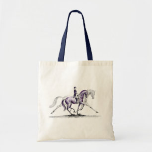Bolsa Tote Cavalo de Dressage em Trot Piaffe