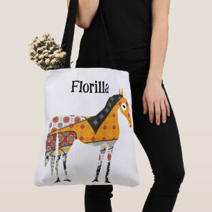 Bolsa Tote Cavalo de Folha
