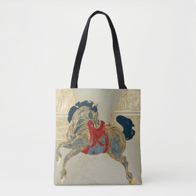 Bolsa Tote Cavalo Dourado Imperial (Frente)