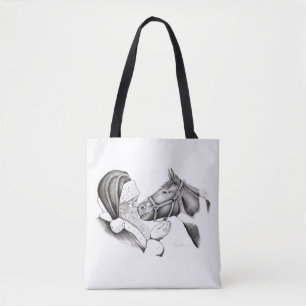 Bolsa Tote Cavalo e Papai Noel do Pinto