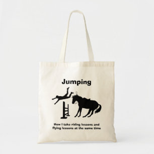 Bolsa Tote Cavalo Engraçado Pulando de Humor