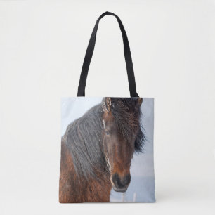 Bolsa Tote Cavalo Islandês de raça puro-sangue