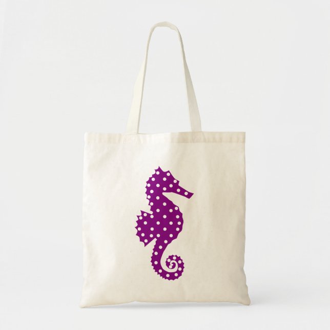 Bolsa Tote Cavalo marinho das bolinhas (Frente)