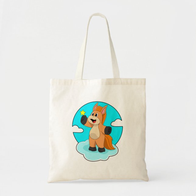 Bolsa Tote Cavalo nas Nuvens (Frente)