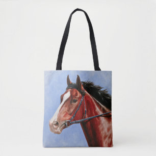Bolsa Tote Cavalo Raça de Longa Distância de Bay