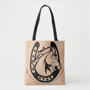 Bolsa Tote "Cavalo selvagem não me podia fazer"