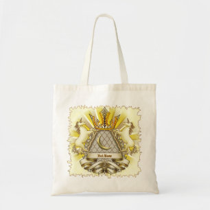 Bolsa Tote Cavalo Unicórnio Escudo da Coroa