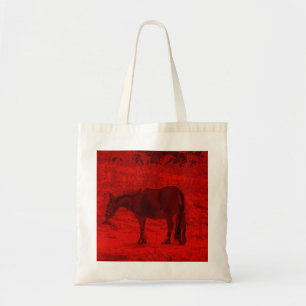 Bolsa Tote Cavalo Vermelho