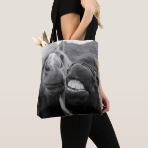 Bolsa Tote Cavalos de sorriso das imagens de Getty