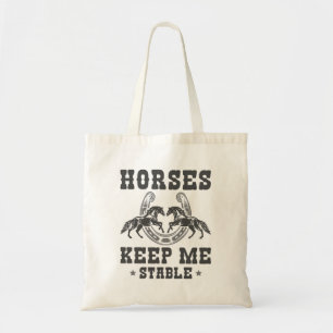 Bolsa Tote Cavalos Mantenham-Me Estável