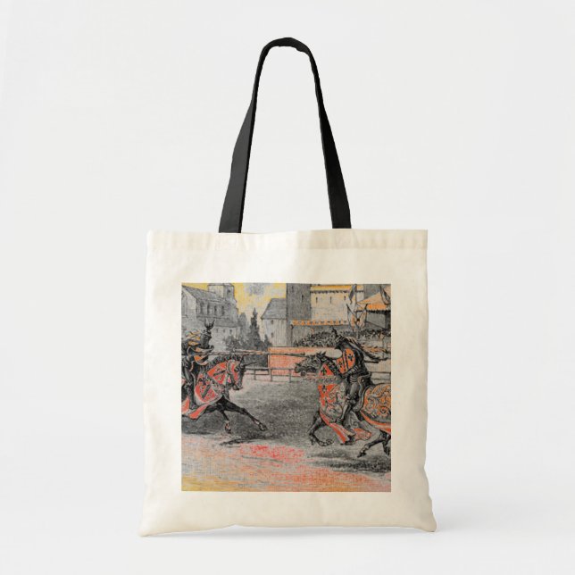 Bolsa Tote Cavalos Medievais Jousting Bag (Frente)