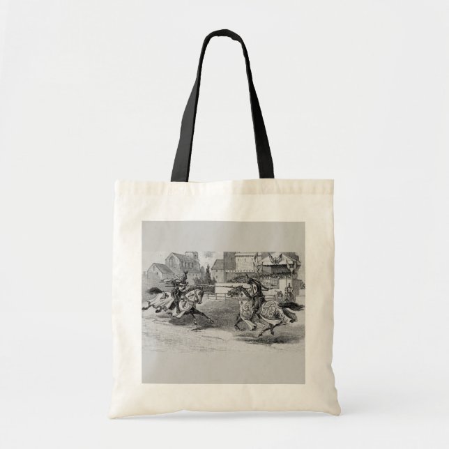Bolsa Tote Cavalos Medievais Jousting Bag (Frente)