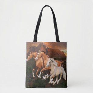 Bolsa Tote Cavalos selvagens do Arizona