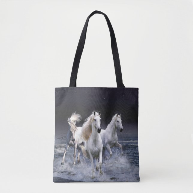 Bolsa Tote Cavalos travesseiros decorativos (Frente)