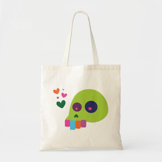 Bolsa Tote Caveira Arco Colorida (Frente)