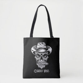Bolsa Tote Caveira Assustadora Víbora o Halloween