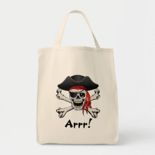 Bolsa Tote Caveira Pirata