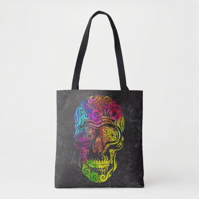 Bolsa Tote Caveira suave (Frente)
