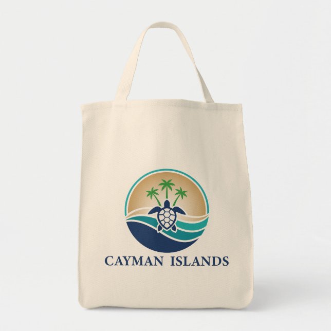 Bolsa Tote Cayman Islands Caribbean (Frente)