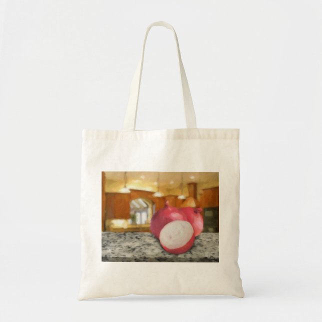 Bolsa Tote Cebolas vermelhas (Frente)