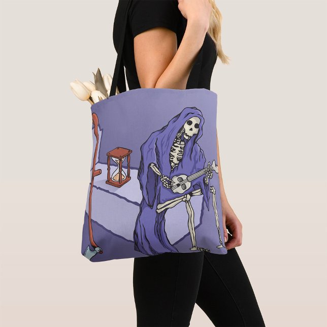 Bolsa Tote Ceifeiro Esperando com Ampulheta (Criador carregado)